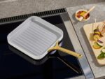 Caraway batterie de cuisine blanc duo de poêles carrées T6TFV64 - Image 4
