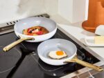Caraway batterie de cuisine blanc trio de poêles à frire T6TFV8 - Image 2