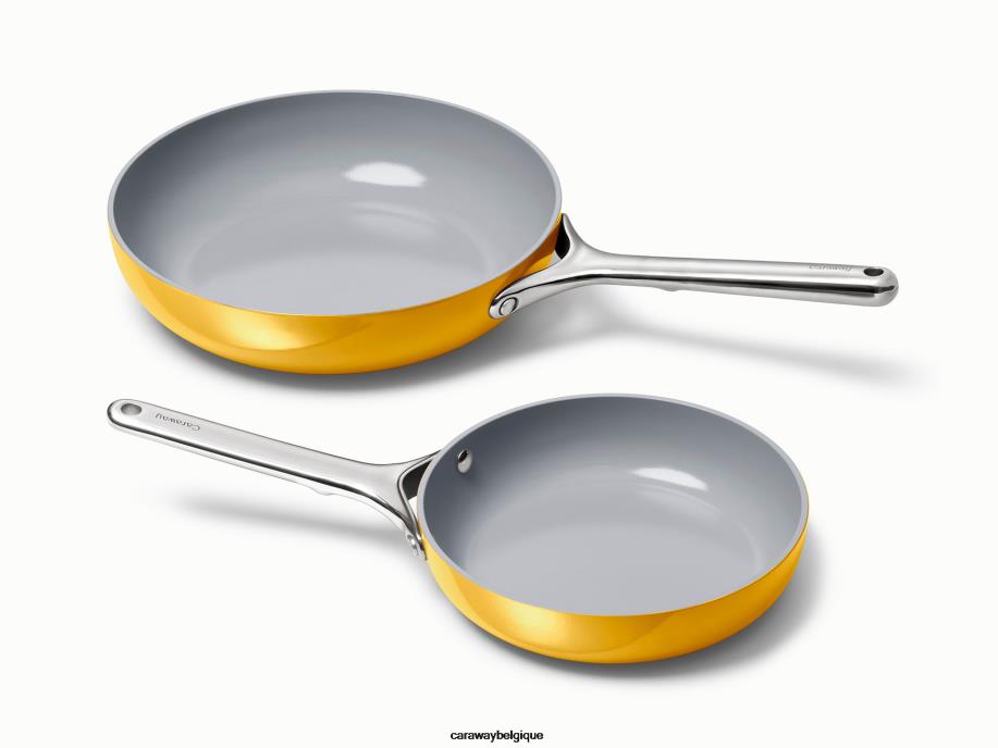 Caraway batterie de cuisine souci duo de poêles à frire T6TFV14 - Image 1