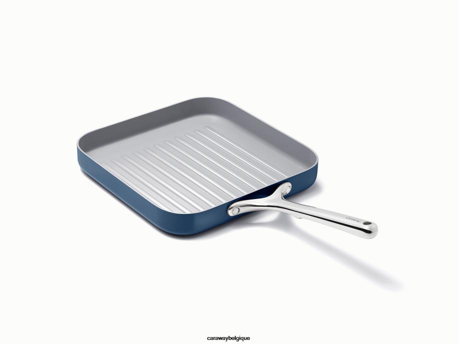 Caraway batterie de cuisine marine duo de poêles carrées T6TFV58