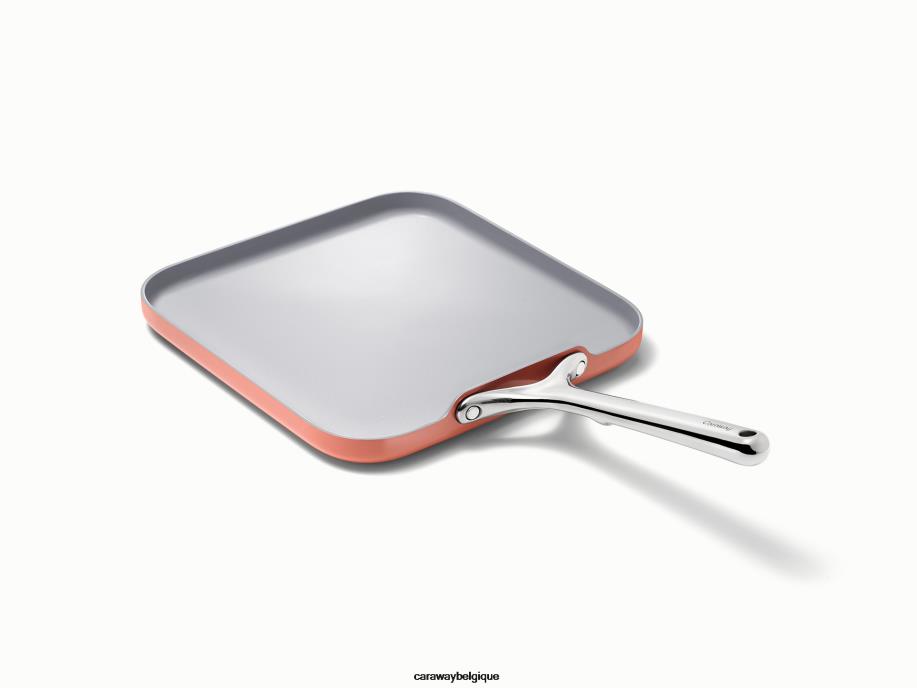 Caraway batterie de cuisine perracotta duo de poêles carrées T6TFV61