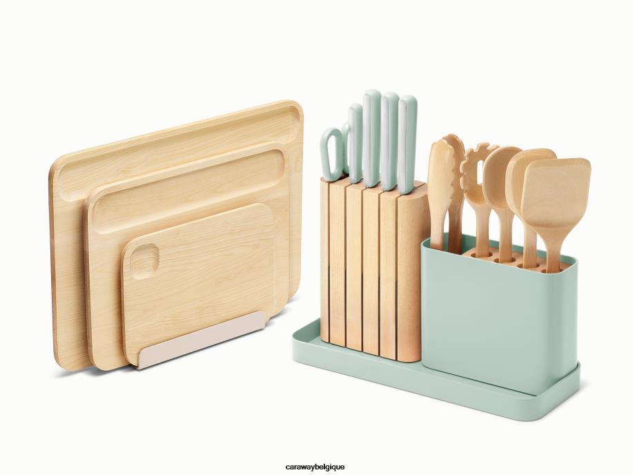 Caraway batterie de cuisine brume ensemble de préparation et de planches T6TFV232