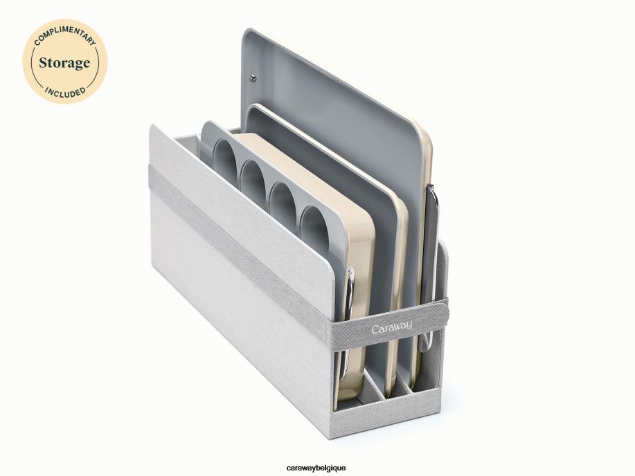 Caraway batterie de cuisine crème ensemble de ustensiles de cuisson T6TFV106