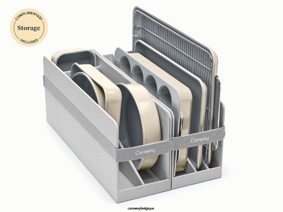 Caraway batterie de cuisine crème ensemble de ustensiles de cuisson T6TFV97